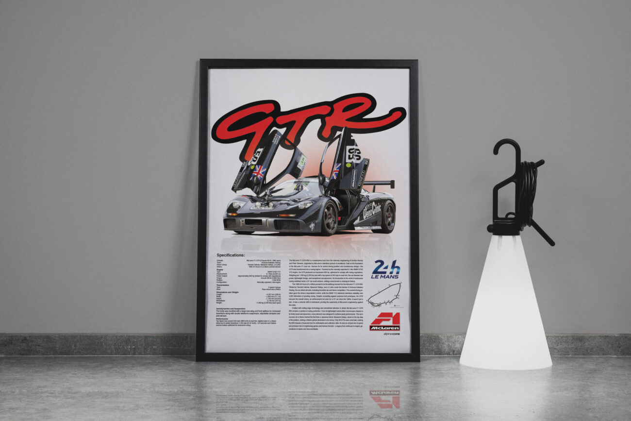 McLaren F1 GTR #59 -  Triumph of the 1995 24 Hours of Le Mans